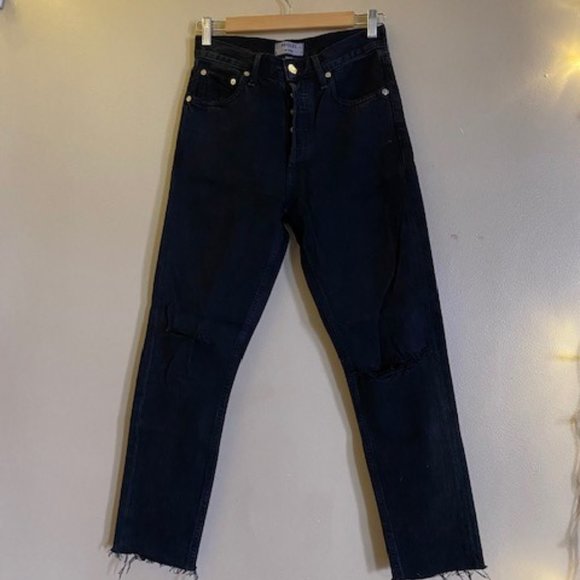 AGOLDE x ASAP Ferg Jamie High Rise Crop - Picture 2 of 3